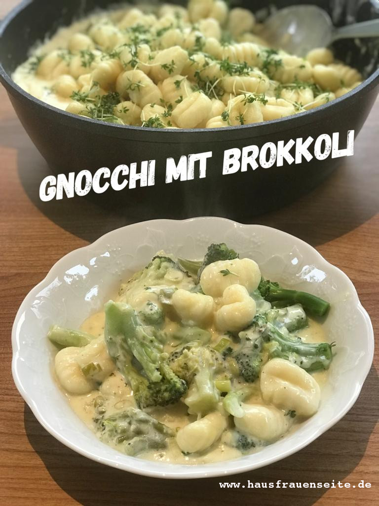 Gnocchi in Krutersoe mit Brokkoli